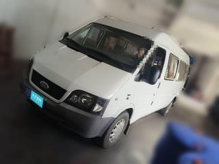 福特經典全順2013款 2.8T改款柴油冰白物流車長軸中頂JX493ZLQ4