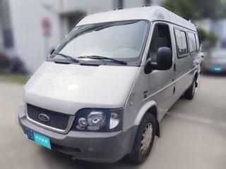 福特經典全順2013款 2.8T改款柴油冰白物流車長軸中頂JX493ZLQ4「上海二手車」「天天拍車」