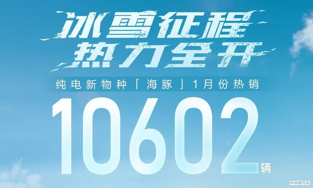 e平台3.0首款车 比亚迪海豚1月销量过万 e平台3.0首款车 比亚迪海豚1月销量过万