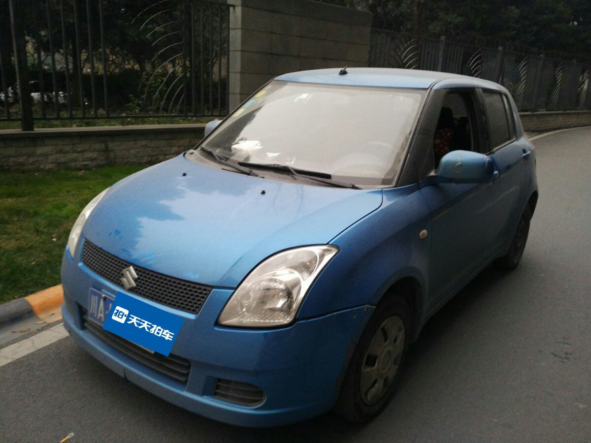 铃木鲑鱼2009款1.3l鱼食超值版「成都二手车」「天天拍车」明日之后手动谱雨燕图片