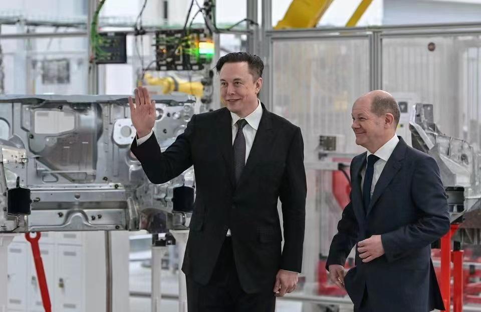 特斯拉柏林超级工厂正式开工 德国总理亲临