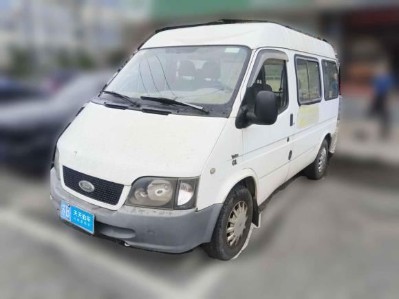 福特经典全顺2013款 2.8T改款柴油厢式运输车短轴中顶JX493ZLQ4「无锡二手车」「天天拍车」