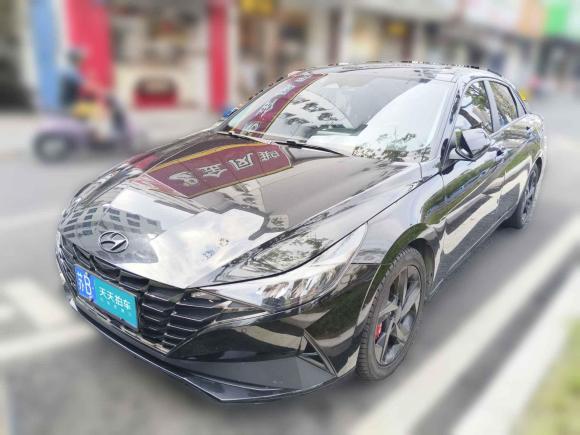 [无锡·苏B] 二手现代伊兰特2022款 1.5L CVT LUX黑骑士限量版
