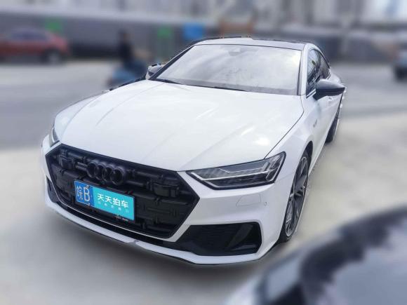 奧迪奧迪A7L2022款 45 TFSI quattro S-line 白法師版「蕪湖二手車」「天天拍車」