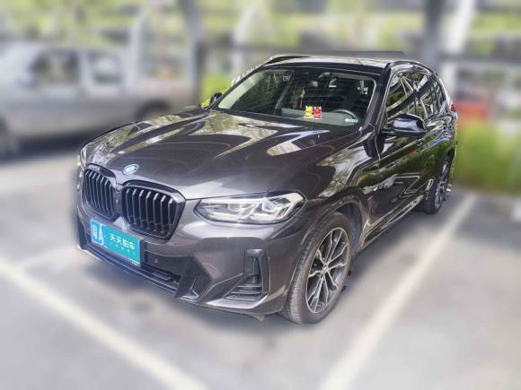 寶馬寶馬X32022款 改款二 xDrive30i 領先型 M曜夜套裝「廣州二手車」「天天拍車」