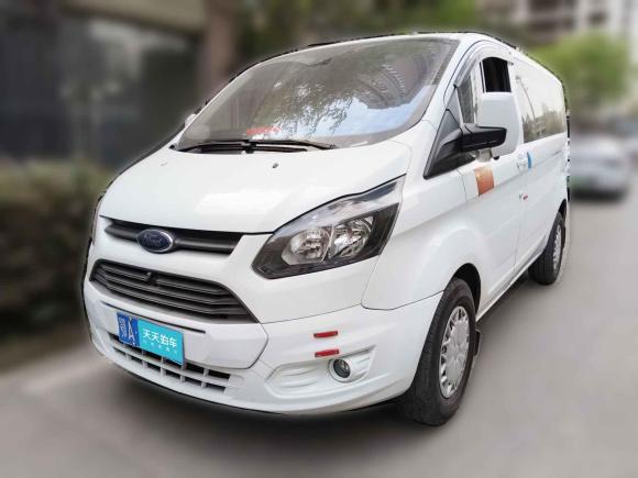 福特全順2019款 2.0T柴油商旅型短軸低頂7座國VI「武漢二手車」「天天拍車」