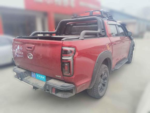 [南通·苏M] 二手长城炮2021款 2.0T乘用全球版自动柴油四驱舒适型标箱拖挂版GW4D20M