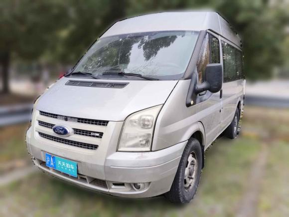 福特新世代全顺2009款 2.4T柴油标准型短轴中顶国III「上海二手车」「天天拍车」