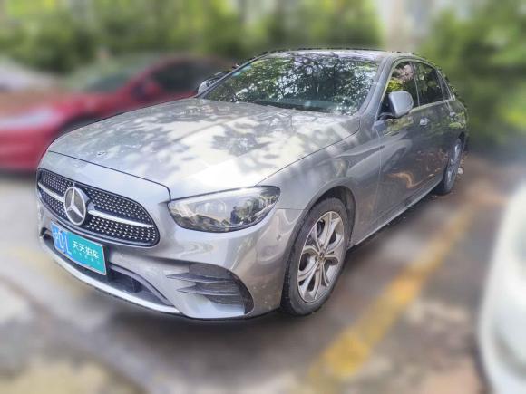 [上海·沪D] 二手奔驰奔驰E级2021款 E 300 L 运动尊贵型