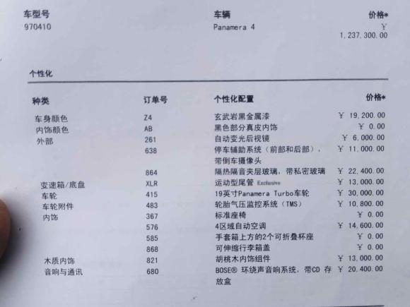 [上海·沪A] 二手保时捷Panamera2010款 Panamera 4 3.6L