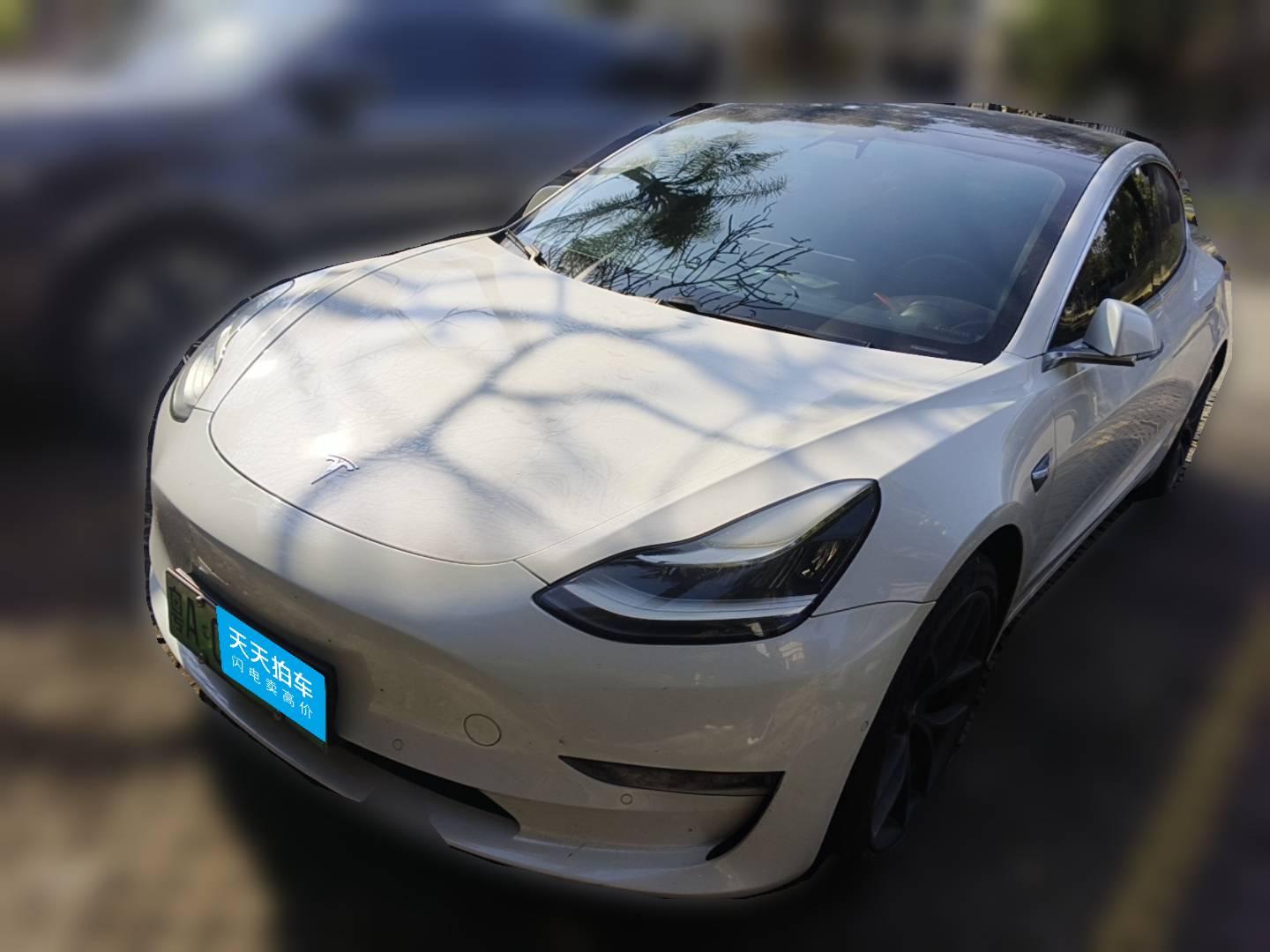 [广州·粤A] 特斯拉Model 32020款 改款 长续航后轮驱动版