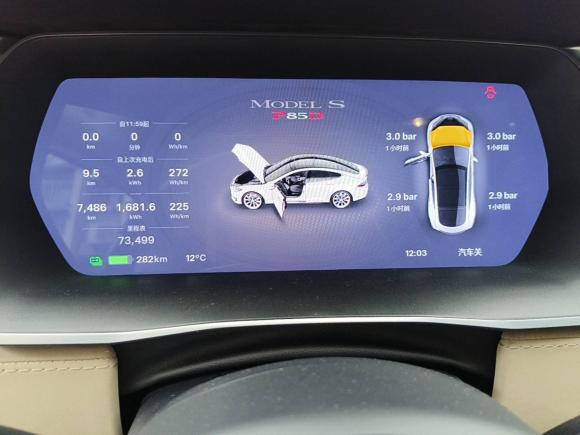 [上海·沪F] 二手特斯拉Model S2015款 Model S P85D