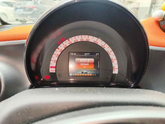 [合肥·皖A] 二手smartsmart fortwo2015款 1.0L 52千瓦硬顶激情版
