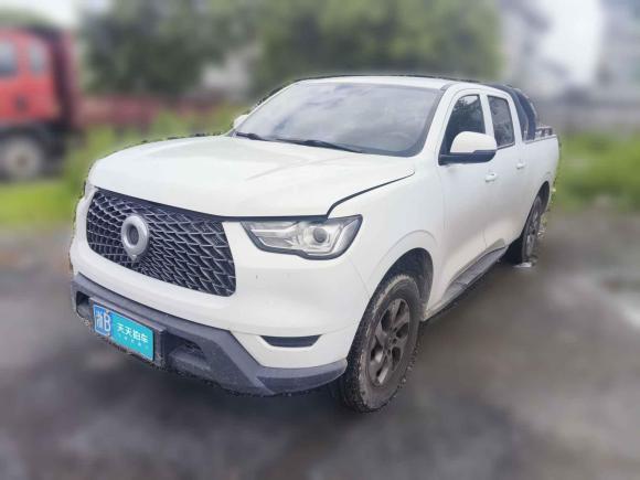 长城炮2021款 2.0T商用版自动柴油四驱精英型长箱拖挂版GW4D20M「宁波二手车」「天天拍车」