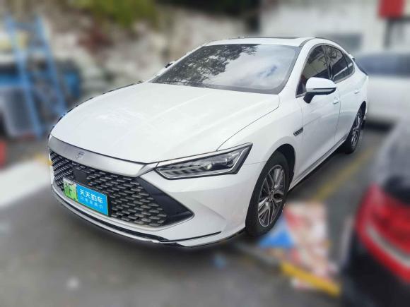 [上海·浙F] 二手比亚迪秦PLUS2024款 荣耀版 DM-i 120KM卓越型