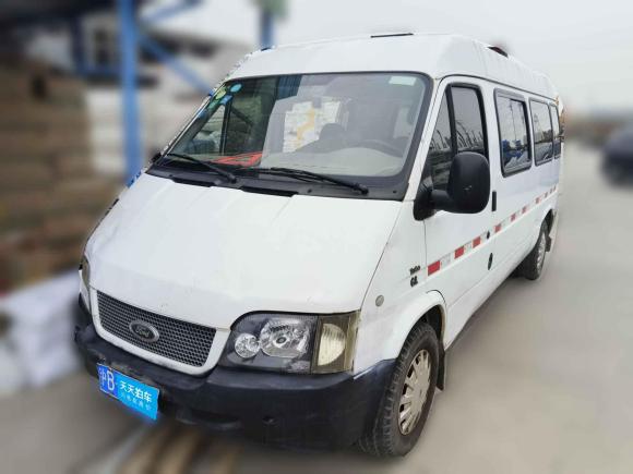 [上海·沪B] 二手福特经典全顺2013款 2.8T改款柴油冰白物流车长轴中顶JX493ZLQ4