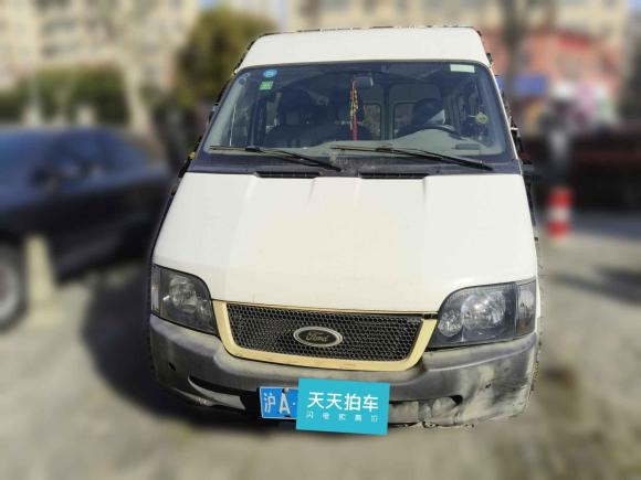 [上海·沪A] 二手福特经典全顺2013款 2.8T柴油冰白物流车长轴中顶JX493ZLQ4