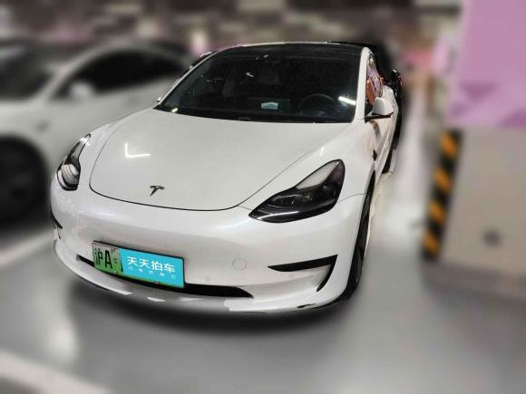 特斯拉Model 32021款 标准续航后驱升级版「上海二手车」「天天拍车」