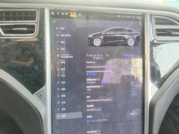 [青岛·鲁G] 二手特斯拉Model X2016款 Model X 75D