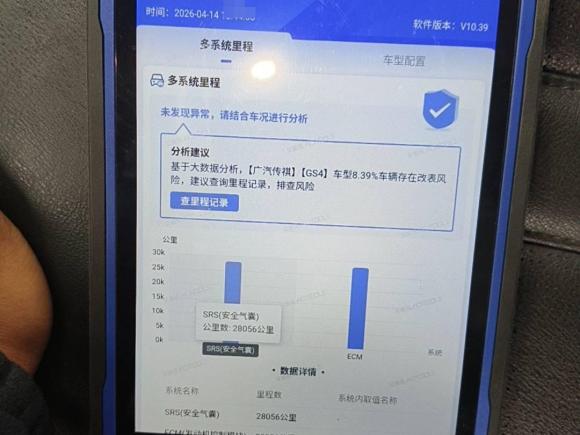 [南通·苏F] 二手广汽传祺传祺GS42020款 270T 自动精英科技版