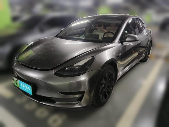特斯拉Model 32021款 改款 标准续航后驱升级版 3D1「上海二手车」「天天拍车」