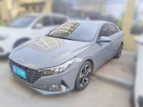 现代伊兰特2021款 1.5L CVT LUX尊贵版「济南二手车」「天天拍车」