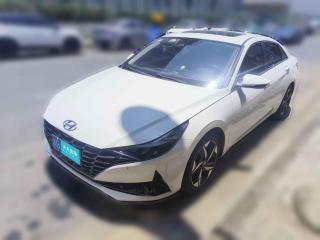 现代伊兰特2021款 1.5L CVT LUX尊贵版「义乌二手车」「天天拍车」