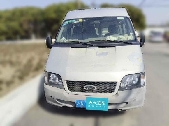 [上海·沪A] 二手福特经典全顺2013款 2.8T改款柴油冰白物流车长轴中顶JX493ZLQ4