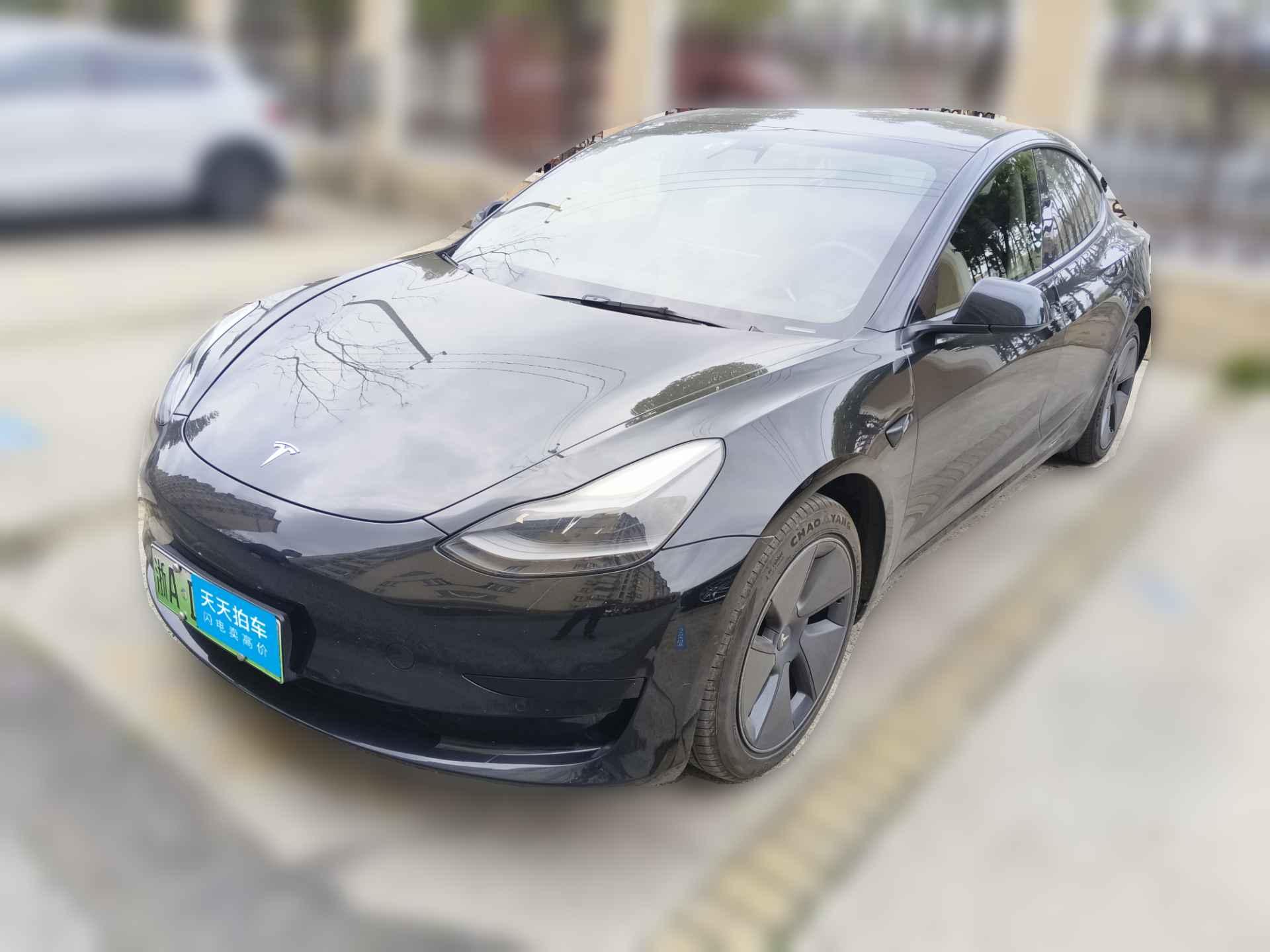 [上海·浙A] 特斯拉Model 32021款 标准续航后驱升级版