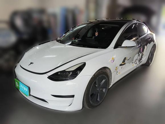 特斯拉Model 32021款 改款 标准续航后驱升级版 3D1「上海二手车」「天天拍车」