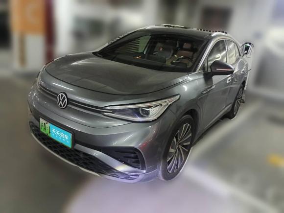 大众ID.4 X2021款 Pro 极智长续航版「上海二手车」「天天拍车」