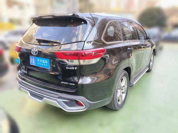 [上海·沪A] 二手丰田汉兰达2018款 2.0T 四驱尊贵版 7座 国VI