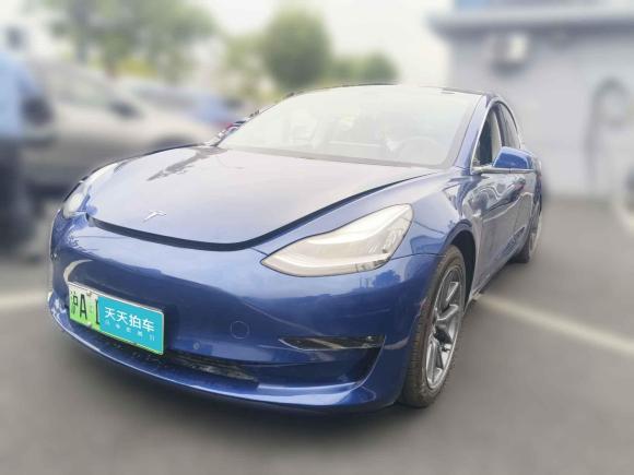 特斯拉Model 32020款 改款 长续航后轮驱动版「上海二手车」「天天拍车」
