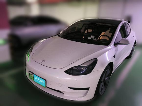 特斯拉Model 32022款 后轮驱动版「上海二手车」「天天拍车」
