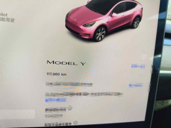 [上海·沪A] 二手特斯拉Model Y2022款 改款 后轮驱动版