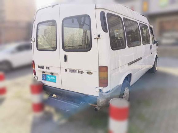 [上海·沪A] 二手福特经典全顺2013款 2.8T柴油冰白物流车长轴中顶JX493ZLQ4