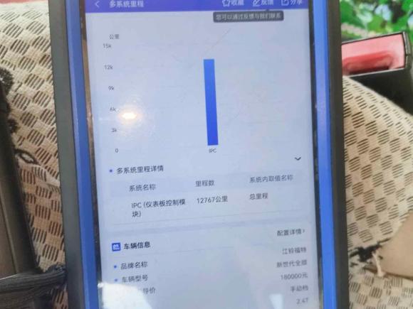 [南昌·赣A] 二手福特新世代全顺2016款 2.4T短轴7座中顶经济型
