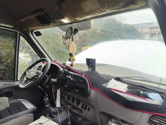 [杭州·浙A] 二手江铃特顺2019款 2.8T商运型长轴中顶6座后单胎国VI JX493