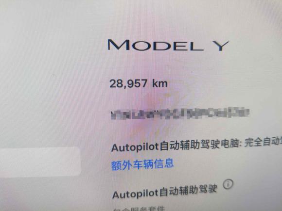 [上海·沪A] 二手特斯拉Model Y2022款 改款 后轮驱动版