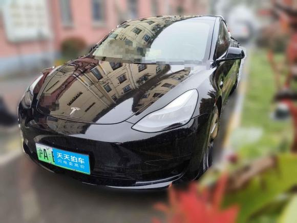 特斯拉Model 32022款 后轮驱动版「上海二手车」「天天拍车」