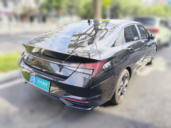 [无锡·苏B] 二手现代伊兰特2022款 1.5L CVT LUX黑骑士限量版