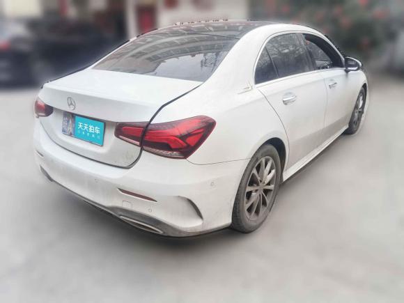 [合肥·皖A] 二手奔驰奔驰A级2020款 改款 A 200 L 运动轿车时尚型