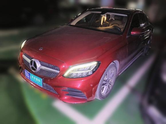 [武汉·鄂A] 二手奔驰奔驰C级2021款 C 200 L 时尚型运动版