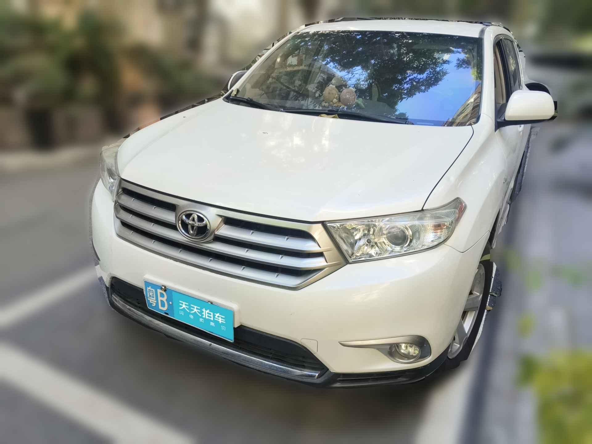 [深圳·粤B] 丰田汉兰达2012款 2.7L 两驱7座精英版