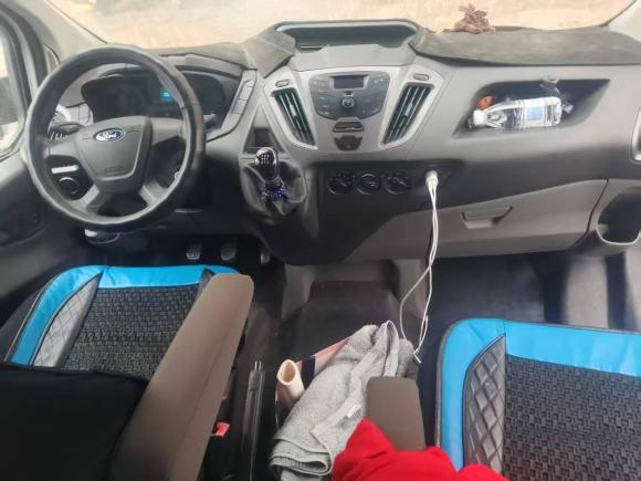 [武汉·鄂A] 二手福特全顺2017款 2.0T柴油多功能商用车短轴中顶国IV