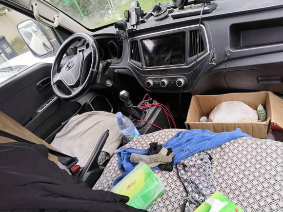 [上海·苏U] 二手长安跨越跨越者D52021款 1.6L标准版单排栏板双后轮3400mm货箱DAM16KL