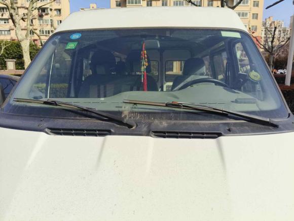 [上海·沪A] 二手福特经典全顺2013款 2.8T柴油冰白物流车长轴中顶JX493ZLQ4