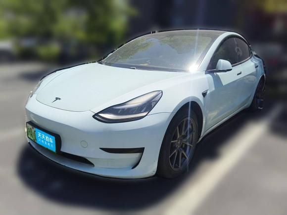 特斯拉Model 32020款 标准续航后驱升级版「上海二手车」「天天拍车」