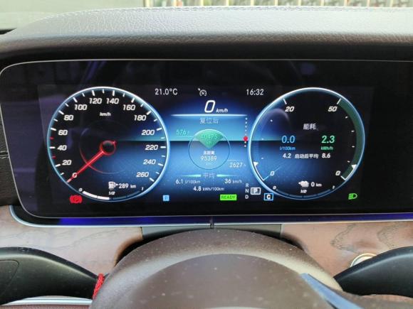 [上海·沪A] 二手奔驰奔驰E级新能源2022款 改款三 E 350 e L 插电式混合动力轿车