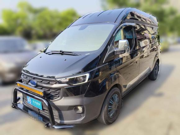 福特全順2023款 2.0T柴油自動多功能商用車中軸中頂5/6座「寧波二手車」「天天拍車」